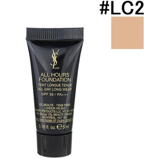 ysl 粉底液 色號|恆時輕透霧光粉底液SPF 39 /PA+++ .